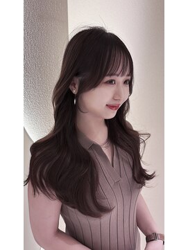 マキュムドオリ 並木通り(MAQUM) 【Rei限定】韓国顔まわりカット×髪質改善カラー（TR込）