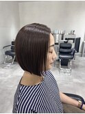 切りっぱなしボブ