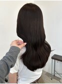 ブラウンカラー/暗髪/レイヤーカット