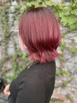 レーベン(Leben)&nbsp;#くびれボブ #赤髪