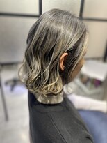 あお へあさろん フレンチボブ ぼかし外国人風