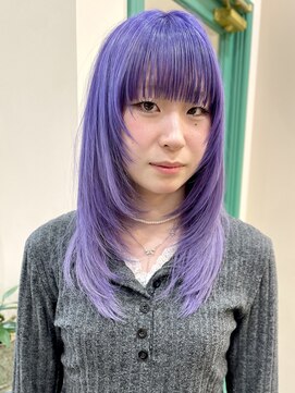 イギー(igggy) ハッシュカット☆バイオレットカラー