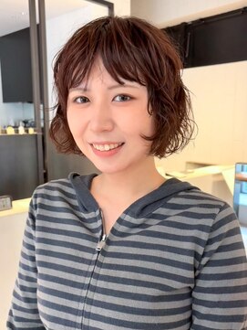 アイティーバイアルバム 下北沢店(IT by ALBUM) 前髪カットミディアムボブ似合わせカット_ba581211