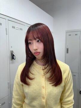 アッシュ 下北沢店(Ash) 顔まわりからレイヤーカット