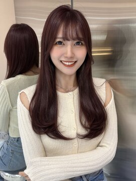 ルームバイシー 新宿(Loom. by Sea) ＊イメチェン×ピンクベージュ【新宿/韓国ヘア】