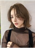 オリーブグレージュ/武蔵小杉/ボブ/レイヤーボブ/30代