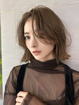 クオン 武蔵小杉(quon) オリーブグレージュ/武蔵小杉/ボブ/レイヤーボブ/30代