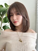 コート 青山(Cote)&nbsp;20代30代40代50代王道ワンカールひし形レイヤーブラウンカラー
