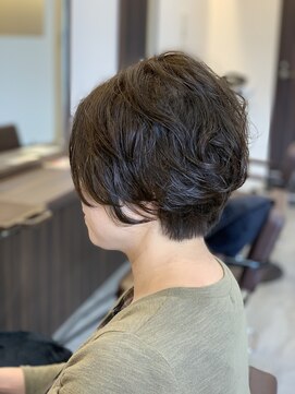 グランドール 下曽根店(Grandoll) 大人可愛いショート×アッシュベージュ