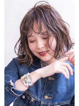 ロロ(ro-ro) 【恵比寿roro】グラデーションボブ×ウェットウェーブ