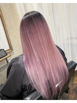 ファンド 千葉(fand)&nbsp;斜めバング/グレージュカラー/デザインカラー/マッシュパーマ