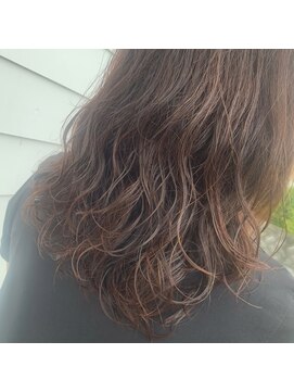 アプシー 三木店(Apsee) コテ巻き風デジタルパーマ/マロンベージュ