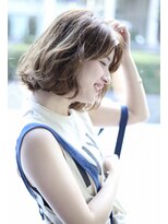 グランアージュ 錦糸町(grandage)&nbsp;フレンチガーリーAラインxナチュラルボブx外ハネ20代30代40代e