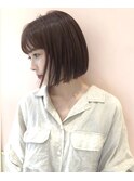 10代20代30代40代韓国切りっぱなしスタイル暗髪艶髪