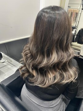 ヘアーデザイン ジェルム(Hair Design germe) エクステでメッシュ