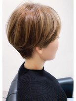 ジエクト アイロ(The Ect ilo)&nbsp;ショート　白髪ぼかしハイライト ベージュ 脱白髪染め 髪質改善