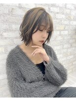 オーロ 西宮店(ORO)&nbsp;外ハネ ナチュラルブラウン