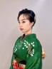 卒業式　セット＆フルメイク＆袴着付け38000円～　