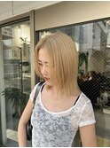【ADORE 横浜】ブロンドベージュ×顔まわりレイヤー