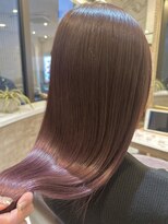 ジーナ セントラル銀座(Zina)&nbsp;ツヤ感カラー＊髪質改善＊ラベンダーピンク【ZinaCENTRAL】