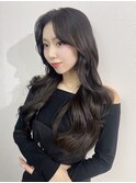 三重桑名韓国レイヤーカット顔周りレイヤーボブベージュカラー