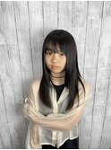 【セミロング】【中学生カット】【ストレート】【学生カット】