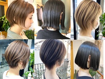 オーバー 三軒茶屋(OVER→)の写真/朝の3分で決まる！艶ショートで時短＆上品スタイルを提供！お手間知らずで、朝のお手入れを楽チンに◎