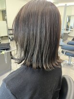 ガルボヘアー 桟橋店(garbo hair)&nbsp;オリーブグレージュ　トリートメント　ボブ　大人女子