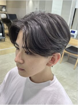 フィフス 原宿(fifth) 原宿フェザーパーマメンズカットセンターパート30代ニュアンス