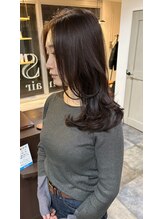 リズム(lysm)&nbsp;レイヤーカット × ショコラグレージュ