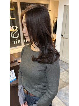 リズム(lysm) レイヤーカット × ショコラグレージュ