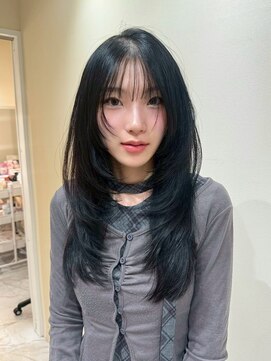 シェノン サントル(CHAINON CENTRE) 梅田/黒髪/クラゲヘアー/オリーブグレー/小顔/ココアベージュ