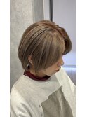 CIEL立川×木村優作　ショートバレイヤージュ