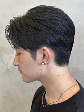 エリマ 調布(elima) 調布メンズパーマシャドウパーマシースルーマッシュウルフゆるめ