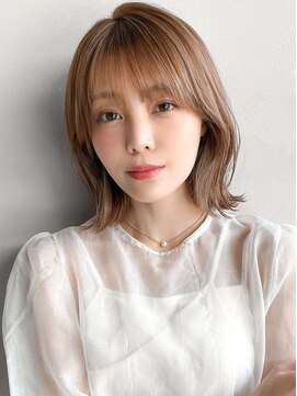 リヤン 表参道(lyann) レイヤーカットデジタルパーマナチュラルカール前髪セミディ