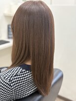 バンビ 坪井店(Bambi) 艶髪セミロング 30代/40代/50代/60代/スモーキーカラー