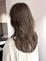 メゾンマイル 恵比寿(maison mile)&nbsp;大人綺麗なハイライトカラー/顔まわりカット/白髪ぼかし/恵比寿