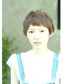 [helvetica hair]ブラウンマッシュ