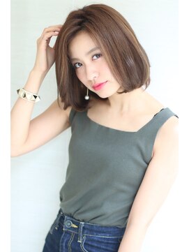 オーロ 緑地公園店(ORO) 簡単かき上げスタイリングの3Dストレート