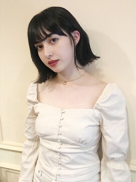 アクシス 栄ガスビル店(`AXIS) AXIS naya's  韓国タッセルカットタンバルスタイルボブ