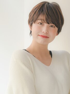 エアー 銀座(air) ★岡田有加★20代30代まるみショート×ふんわりハイライトカラー