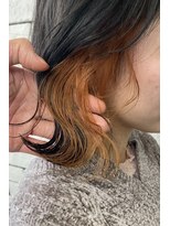 アットラップレーヴ(attrape-reve)&nbsp;【インナーカラー 】☆イヤリングカラー☆オレンジ☆