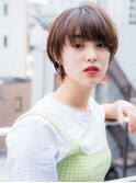 【aRietta銀座　秋山すみれ】小顔　耳かけショートボブ