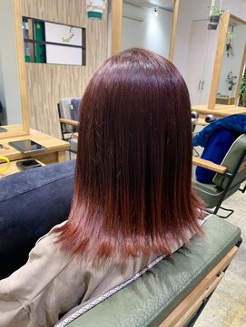 ブゾン(buZon) 【buZonブゾン】レッド系グラデーションカラー