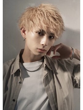 リップス レイ ギンザ(LIPPS Ray GINZA) ハイトーンツーブロック無造作マッシュ