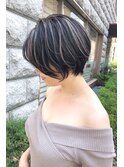 ～ショートボブ ハイライトカラー～ 【Ria 大阪 梅田】