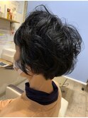 ショートボブアレンジパーマ