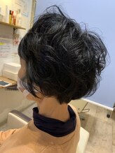マイン ヘアアンドリラックス(mine) ショートボブアレンジパーマ