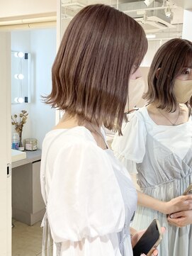 ユーフォリア 新宿店(Euphoria) 【Euphoria /福田連太郎】くびれボブ　ベージュカラー