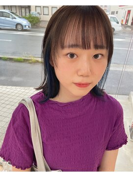 ゲリール ヘア プラス ケア(guerir hair+care) 【guerir hair＋care】インナーカラーブルー